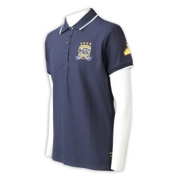 P1306   訂製男裝短袖POLO恤 設計印花POLO恤 POLO恤工廠 下擺開叉Polo恤 Polo恤專門店   5粒鈕  馬術 Polo恤生產商   寶藍色   珠地布 P1306   訂製男裝短袖POLO恤 設計印花POLO恤 POLO恤工廠 下擺開叉Polo恤 Polo恤專門店   5粒鈕  馬術 Polo恤生產商   寶藍色   珠地布